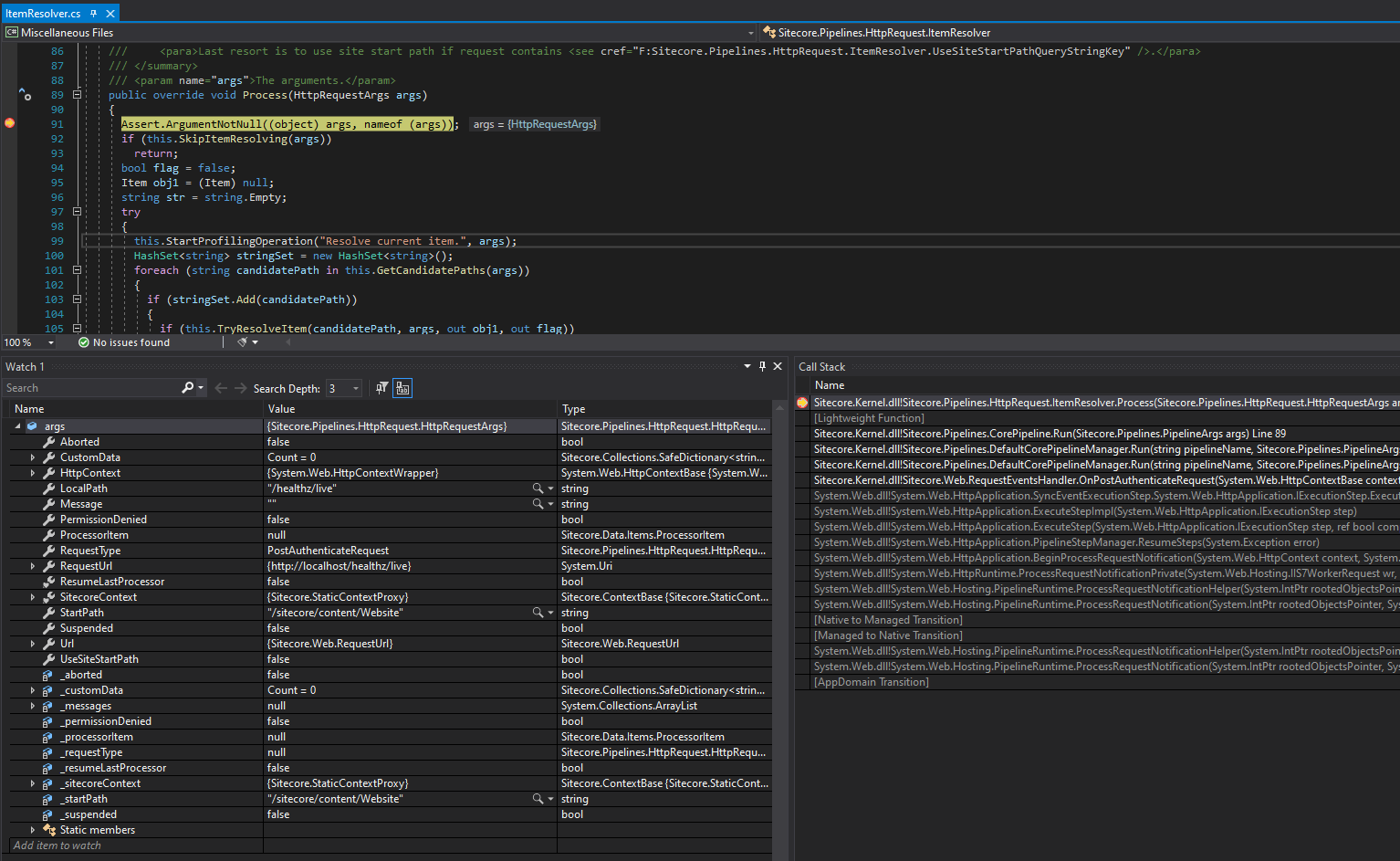 Debugging Sitecore (and other 3rd Party) Binaries with Visual Studio and dotPeek